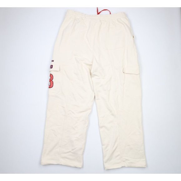 NOS Vtg 90s Marithe Francois Girbaud Mens 2XL Baggy Wide Leg Cargo Sweatpants - Picture 8 of 11
